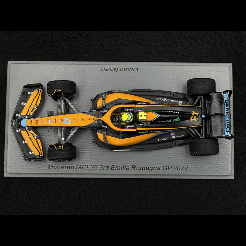 Lando Norris McLaren MCL36 n° 4 3rd GP Italia 2022 F1 1/43 Spark S8540