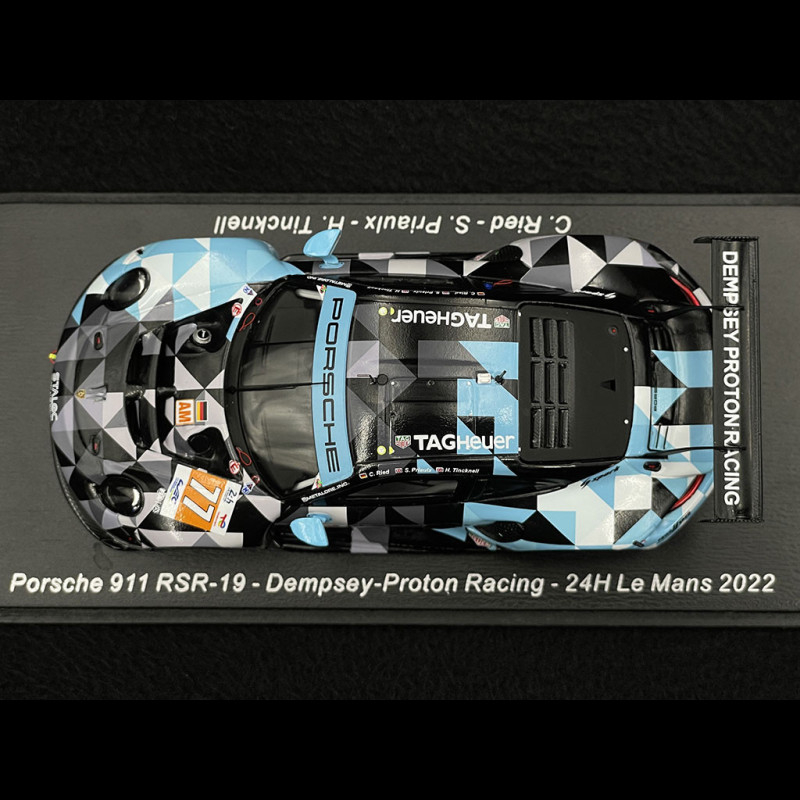 Miniature Porsche 911 RSR-19 Spark - Dempsey-Proton - Le Mans 2022 - Échelle 1:43 - Neuf
