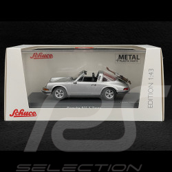 Porsche 911 S Targa 1967 Argent avec skis 1/43 Schuco 450367800