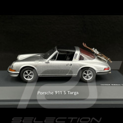 Porsche 911 S Targa 1967 Silver with skis 1/43 Schuco 450367800