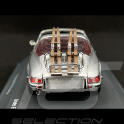 Porsche 911 S Targa 1967 Argent avec skis 1/43 Schuco 450367800