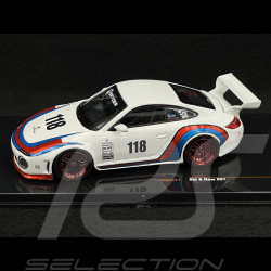 Porsche 911 Carrera 4S 2007 Old and New 997 2019 Blanc / Martini 1/43 Ixo Models MOC321