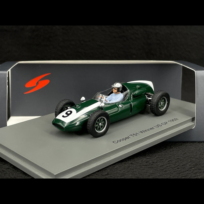 Bruce McLaren Cooper T51 n°9 Winner GP US 1959 1/43 Spark S8040