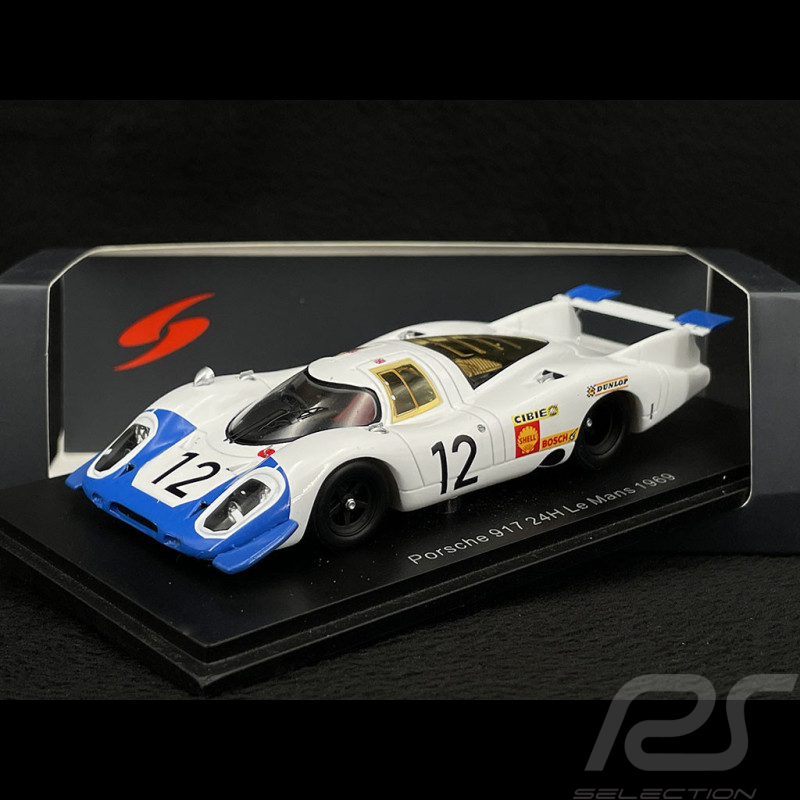 Porsche 917 LH n° 12 24h Le Mans 1969 1/43 Spark S9746