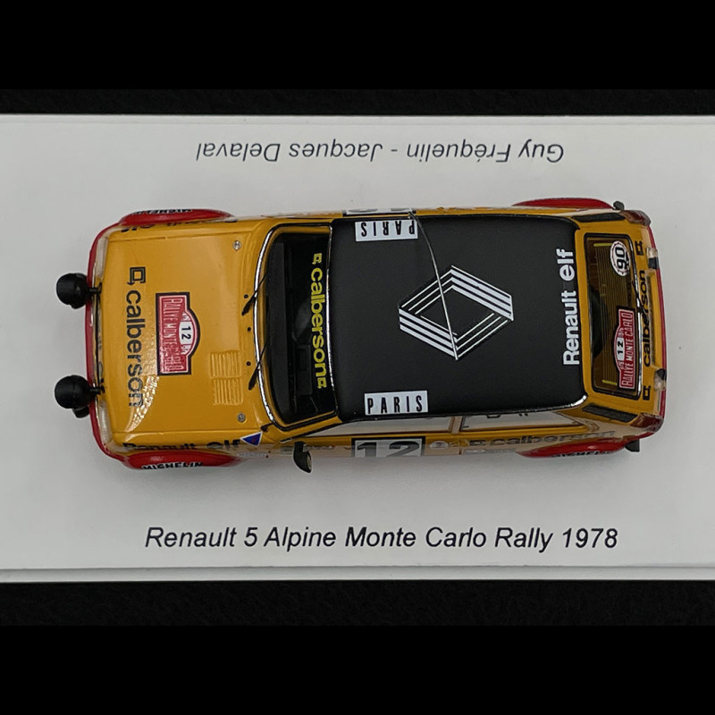 Renault 5 Alpine N58B Solide 1/43 Avec Boîte