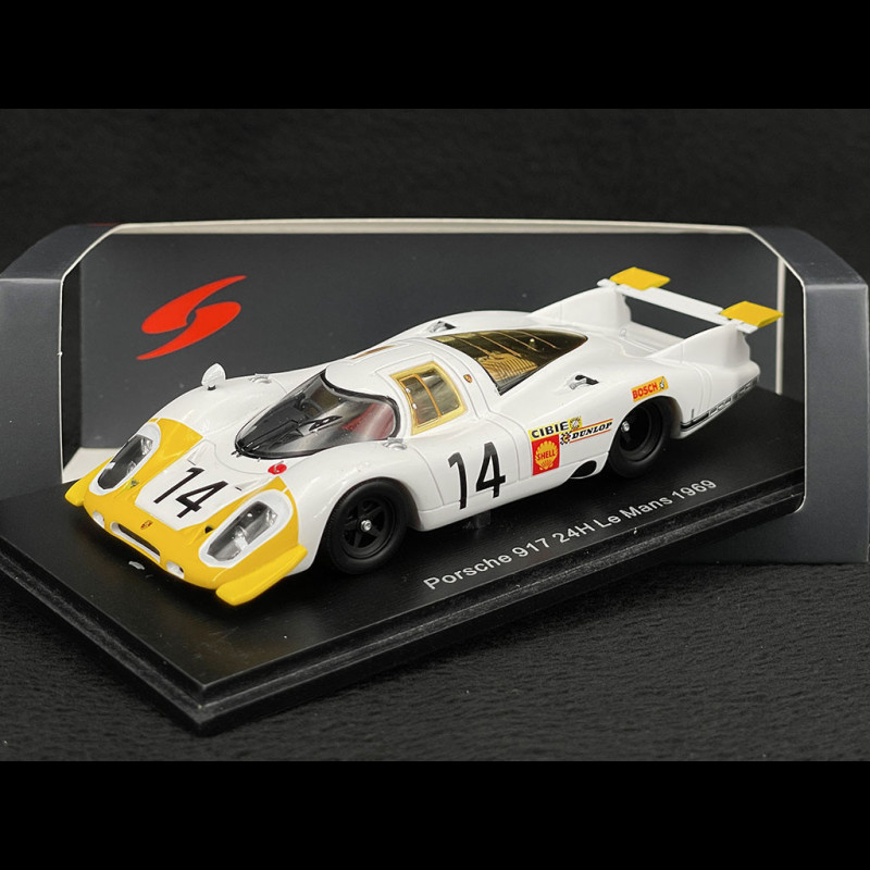 Figurine PORSCHE 911 S #41 - 24H Du Mans 1969 - Rétro Vitesse échelle 1/43, En Boîte