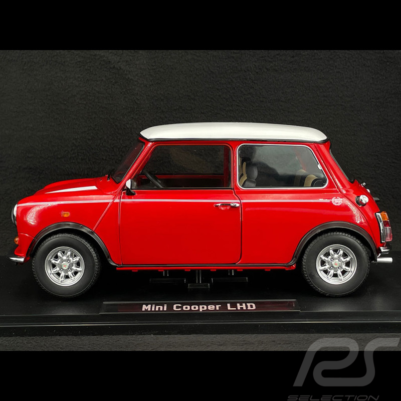 Mini Cooper LHD 1992 Red / White 1/12 KK Scale KKDC120054L