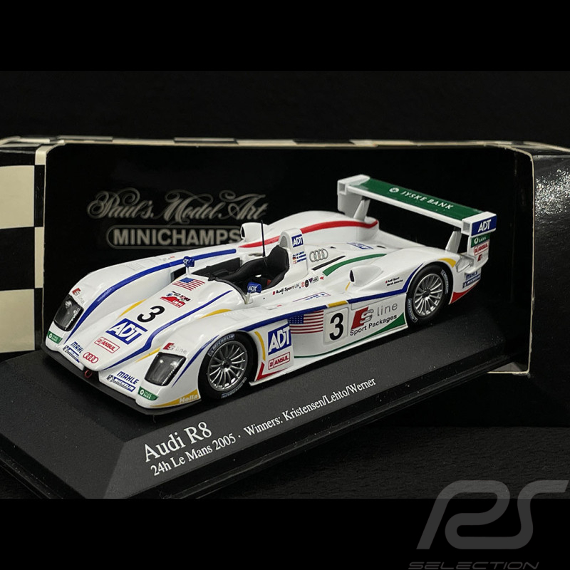Audi R8 n° 3 Sieger Le Mans 2005 1/43 Minichamps 400051303