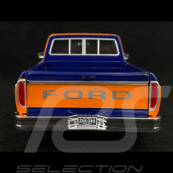 Ford F150 Custom 1979 Gulf Orange / Blau 1/24 MotorMax 79652