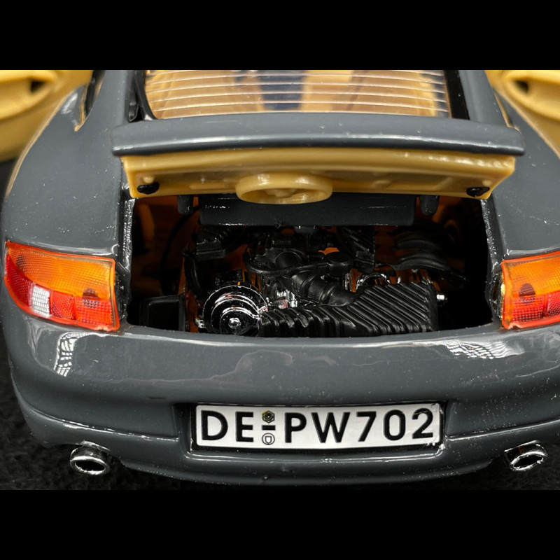 Porsche 911 Coupé 2000 Typ 996 Schiefergrau 1/18 MotorMax 73101G