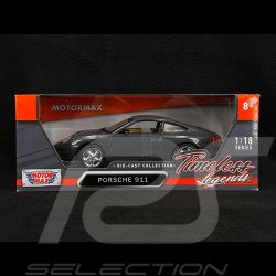 Porsche 911 Coupé 2000 Typ 996 Schiefergrau 1/18 MotorMax 73101G