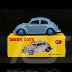 Volkswagen Beetle 1954 Grey Blue 1/43 Norev Dinky Toys 181