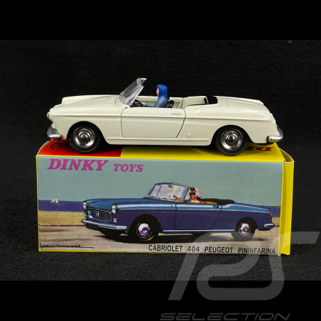 Peugeot 404 Cabriolet 1962 Eierschale Weiß 1/43 Norev Dinky Toys NT528