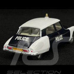 Citroen DS 19 Police 1959 Blanc / Noir 1/43 Norev Dinky Toys NT501