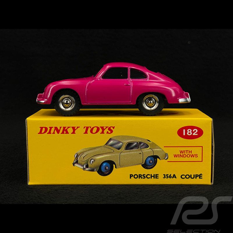 Porsche 356 A Coupé 1956 Fuchsia Rosa 1/43 Norev Dinky Toys 182
