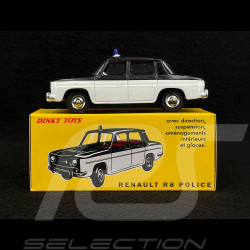 Renault R8 Police 1964 Noir / Blanc 1/43 Norev Dinky Toys 517P