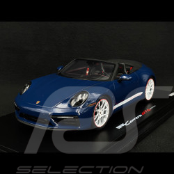 Porsche 911 Carrera GTS Cabriolet Type 992 2022 America Edition Azure Blue 1/18 Spark WAP0211060PGTA