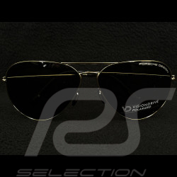 Porsche Sonnenbrille Gestell Titan Gold / Gläser grau Porsche Design P'8508 WAP0785080JA62