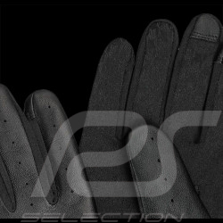 Porsche Leather Gloves Heritage Collection Black WAP324PHRT - Unisex