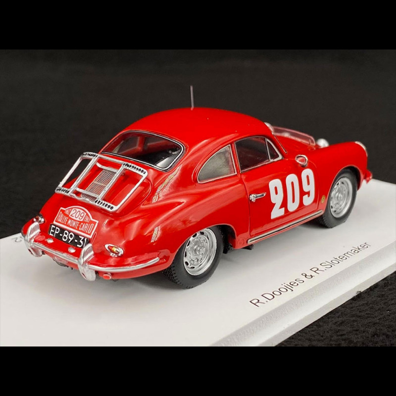 1/43 Spark 1953 Porsche 356 Pre-A 1100 #402 Rallye Monte Carlo Peter Merck, A. v