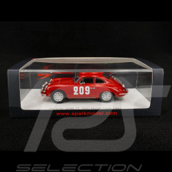 Porsche 356 B T5 1600 n°209 Rallye Monte Carlo 1962 1/43 Spark S6142