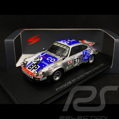 Porsche 911 RS 3.0 n°67 24h Le Mans 1975 1/43 Spark S9807
