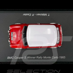 Mini Cooper S n°52 Winner Rallye Monte Carlo 1965 1/43 Spark S1193