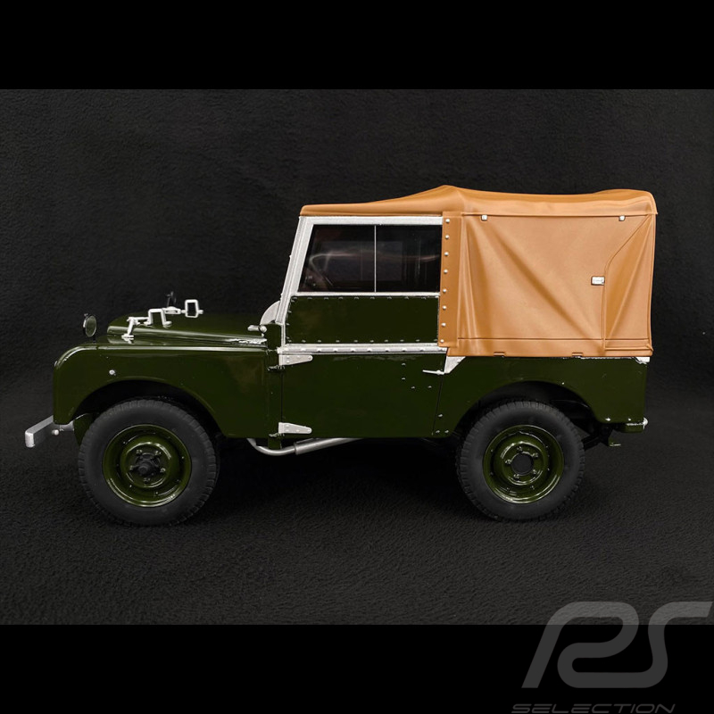 Land Rover 80 RHD Dunkelgrün / Braun 1/12 Schuco 450046700