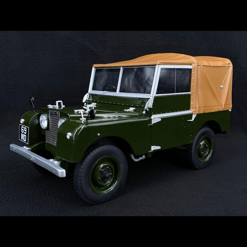 Land Rover 80 RHD Dark Green / Brown 1948 1/12 Schuco 450046700