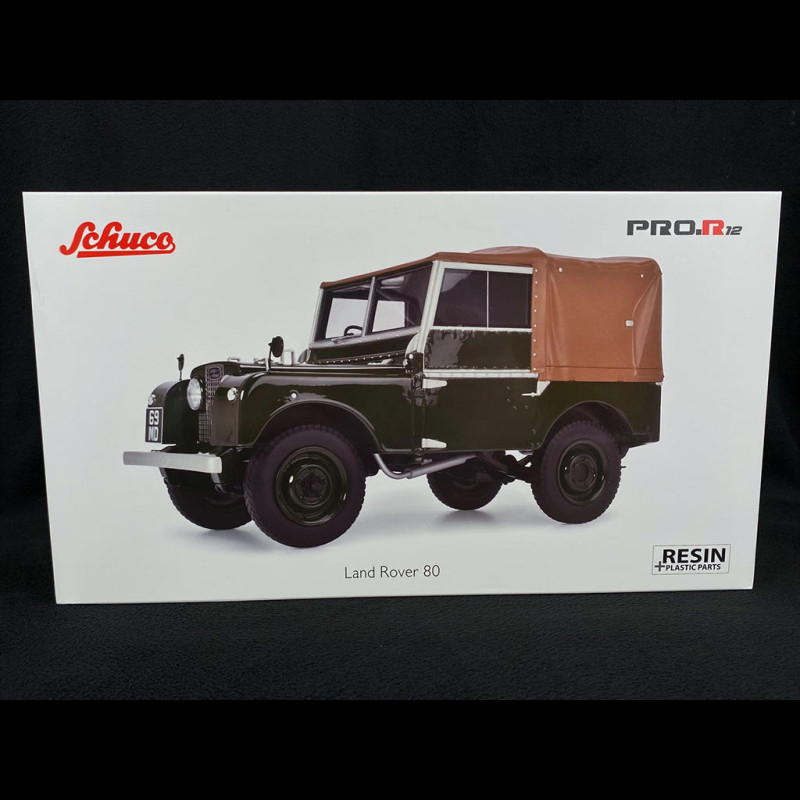 Land Rover 80 RHD Dark Green / Brown 1948 1/12 Schuco 450046700