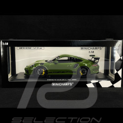 Porsche 911 GT3 RS Type 991 2019 Metallic Oak Green 1/18 Minichamps 155068233