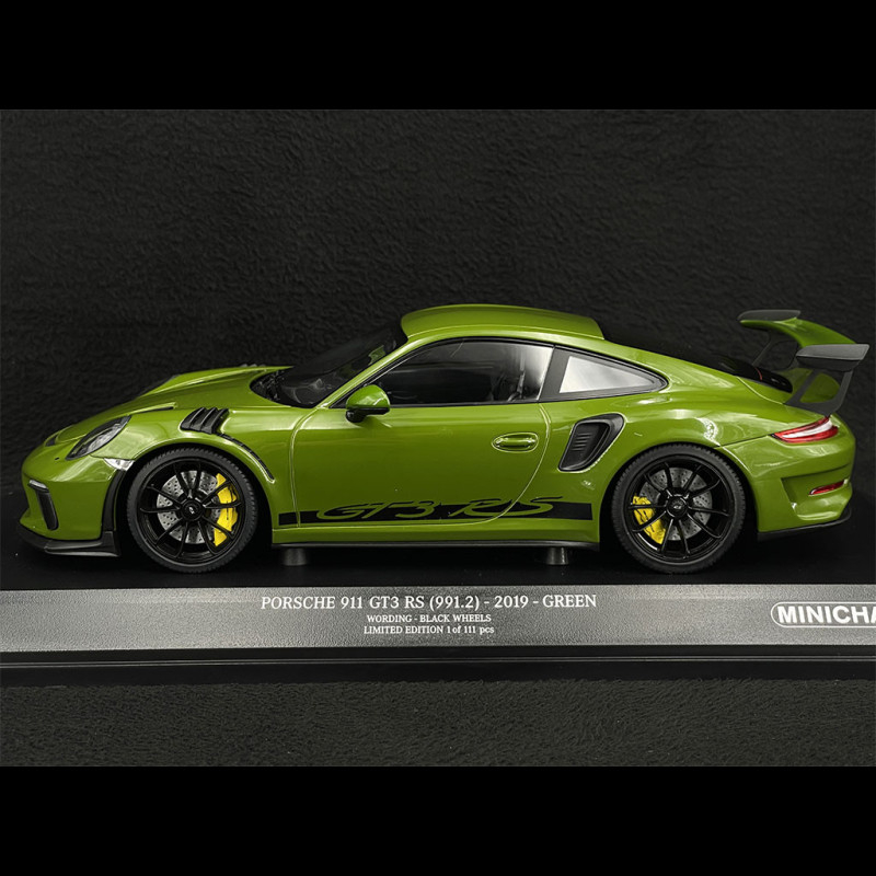 Porsche 911 GT3 RS Type 991 2019 Metallic Olive Green 1/18