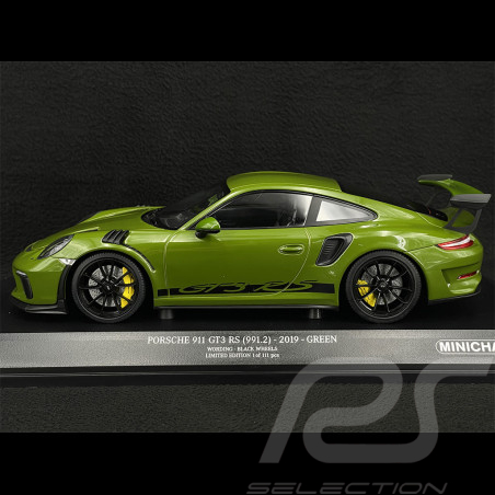 Porsche 911 GT3 RS Type 991 2019 Metallic Oak Green 1/18 Minichamps 155068233