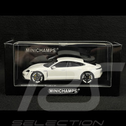 Porsche Taycan Turbo S 2020 Metallic Carraraweiß 1/43 Minichamps 410068476