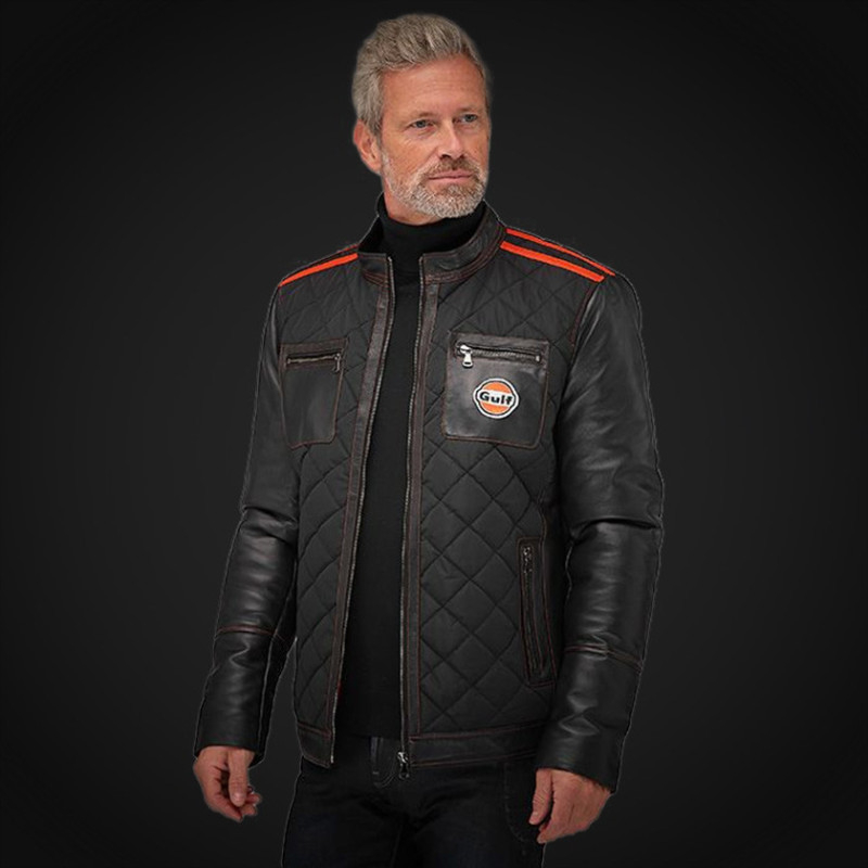 Motorsport leather online jacket