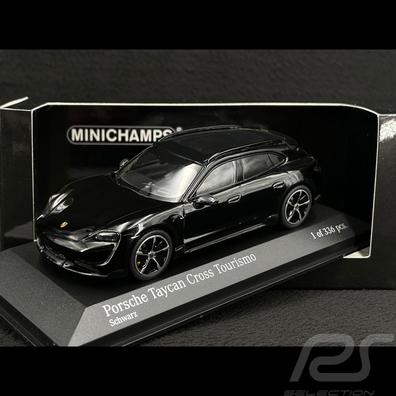 Porsche Taycan Turbo S Cross Turismo 2022 Black 1/43 Minichamps 410069302