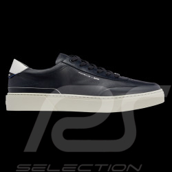 Porsche x BOSS shoe Lace-up trainers with perforated details Leather Dark blue BOSS 50492628_401 - Men