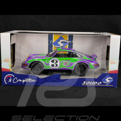 Porsche 911 1973 Purple Hippy Tribute Martini Viola / Grün 1/18 Solido S1801117