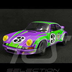 Porsche 911 1973 Purple Hippy Tribute Martini Violet / Vert 1/18 Solido S1801117