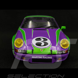 Porsche 911 1973 Purple Hippy Tribute Martini Violet / Vert 1/18 Solido S1801117