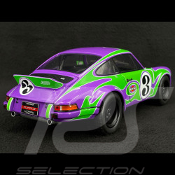 Porsche 911 1973 Purple Hippy Tribute Martini Violet / Vert 1/18 Solido S1801117