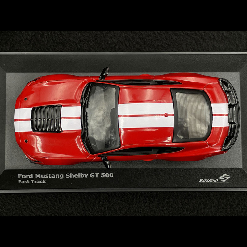 1:18 2020 Ford Mustang Shelby GT500, Fast Track, Red with White Stripes by  Solido - Town and Country Toys