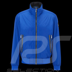 Water repellent Porsche x BOSS Jacket Hooded collar Regular Fit Blue BOSS 50490420_433 - Men