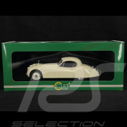 Jaguar XK120 FHC 1951 Blanc Crème 1/18 Cult Scale CML182-1