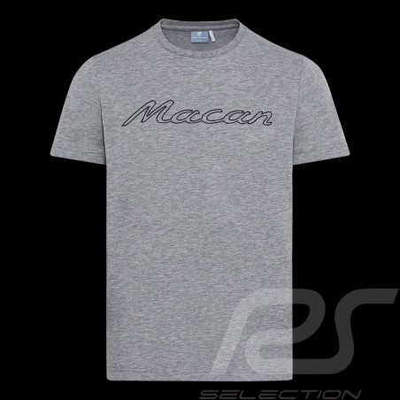 Porsche T-Shirt Macan Grau Meliert WAP137PMSM - Herren