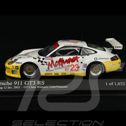 Porsche 911 GT3 RS Type 996 Sieger 12h Sebring 2002 n° 23 1/43 Minichamps 400026923
