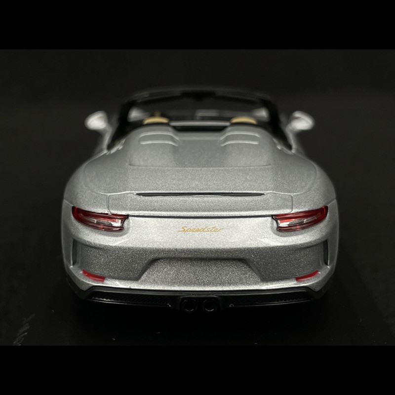Porsche 911 Speedster Type 991 2019 GT Silver 1/43 Minichamps 