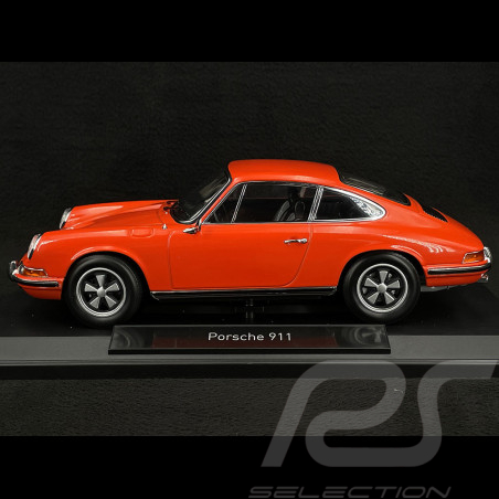 Porsche 911 E 1970 Orange Tangerine 1/18 Norev 187628