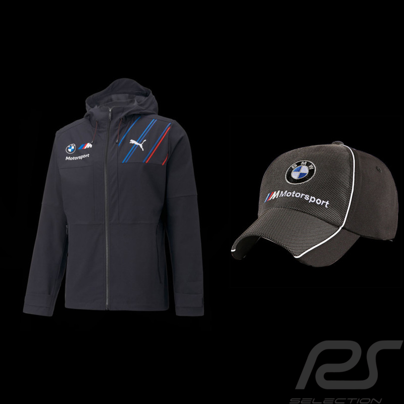 Duo Veste BMW Motorsport Puma Coupe-Vent + Casquette BMW Motorsport noir 701219207-001 / 023089-01 - homme