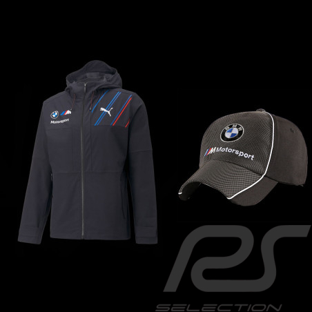 Duo BMW Windbreaker Motorsport Puma + BMW Hat Motorsport Puma Black 701219207-001 / 023089-01 - men